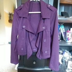 Purple blazer